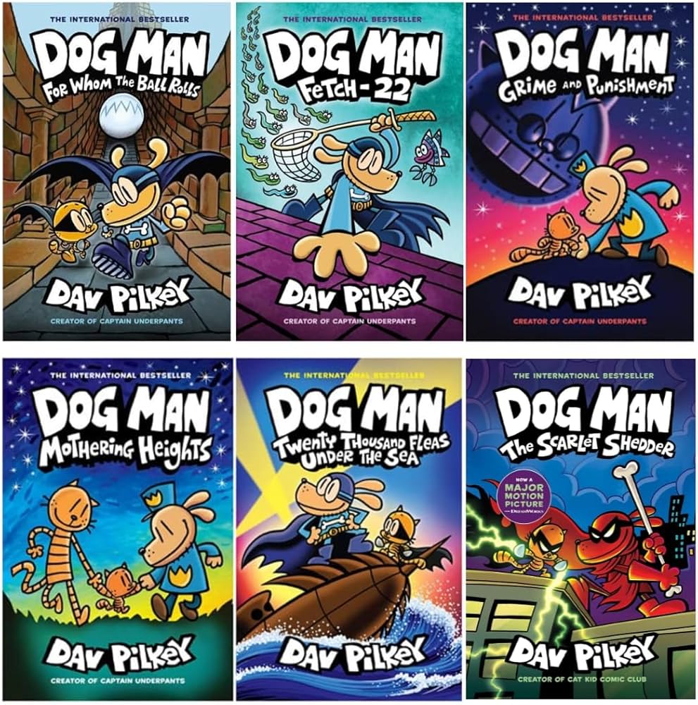 Dogman 6 Books Collection Set (Book #7- Book #12): Dav Pilkey