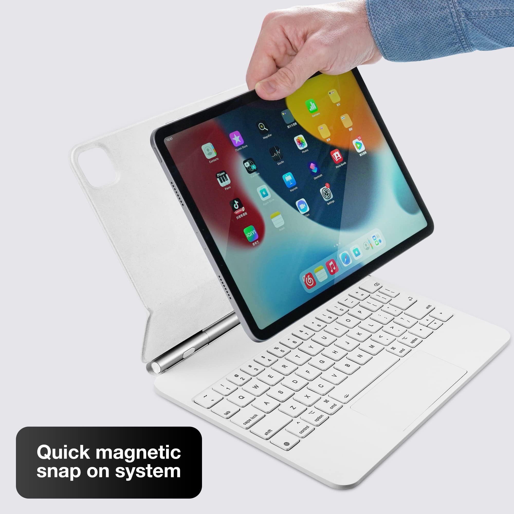 Amazon.com: InUnion Magic Keyboard for iPad Air 13 (M3 2025 / M2