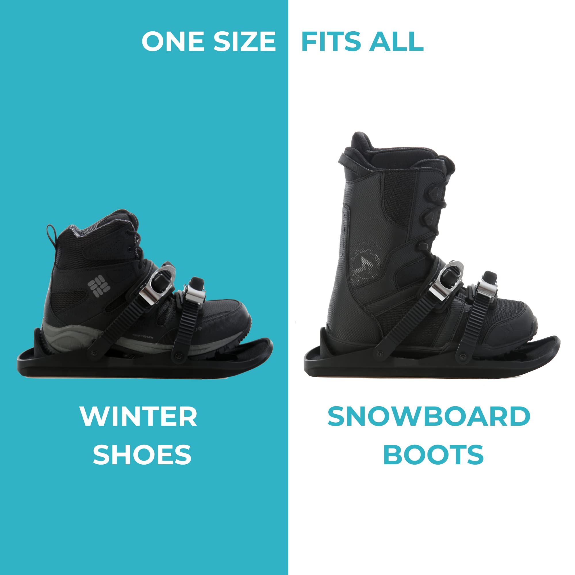 Amazon | スノーフィート - [ Snowfeet ] 雪用の小さな短いスキー