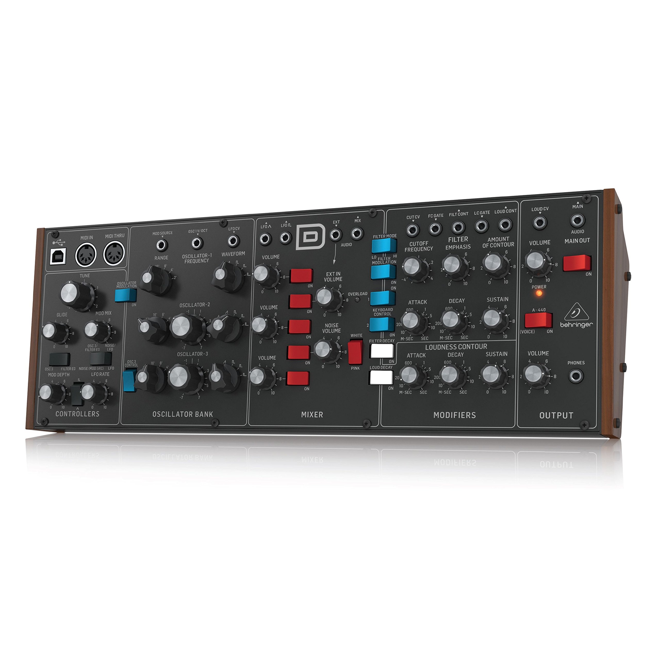 Amazon | ベリンガー アナログ シンセサイザー MODEL D | サウンド