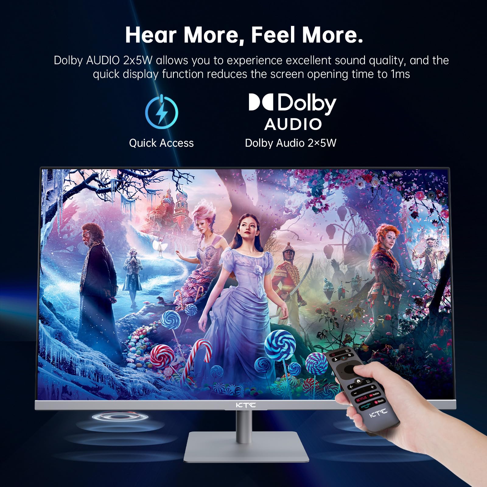 Amazon.com: KTC 32 Inch 4K Smart Monitor, Google System UHD (3840x