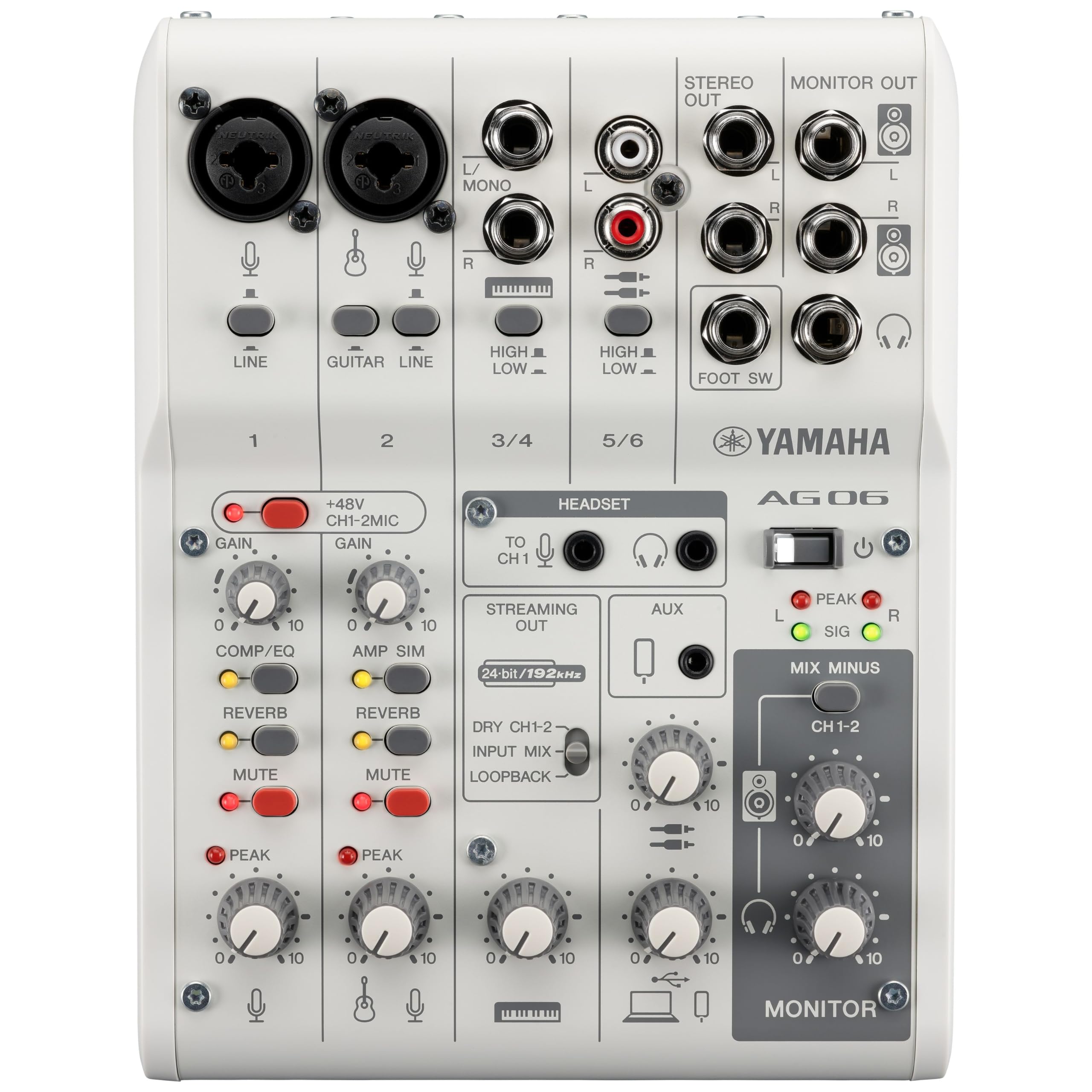Amazon | ヤマハ(YAMAHA) ライブストリーミングミキサー 6チャンネル
