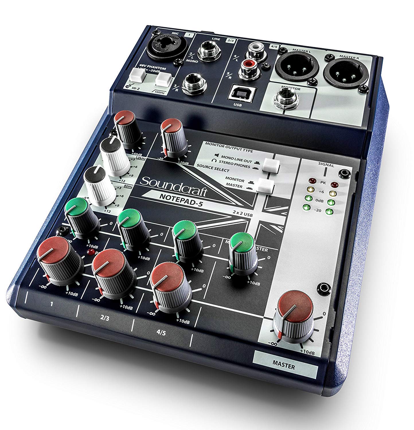Amazon | Soundcraft (サウンドクラフト) Notepad-5 【 1モノラル＋2