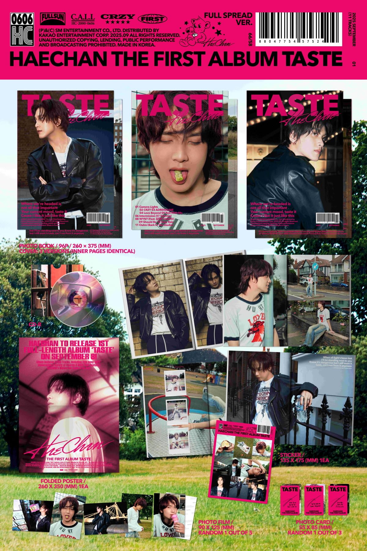 Amazon.co.jp: ヘチャン HAECHAN TASTE 1st Album [韓国盤] (Full
