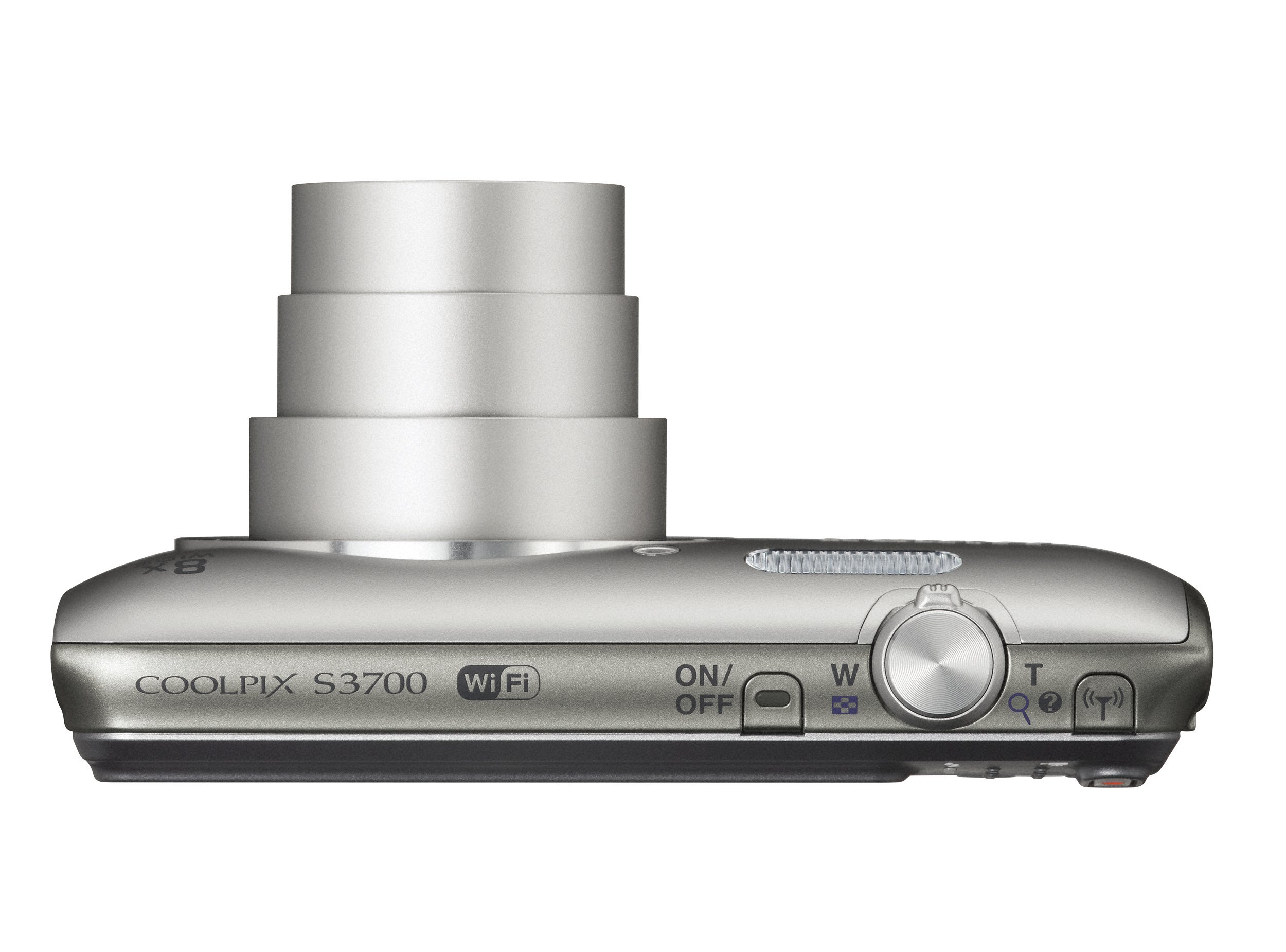 Amazon | Nikon デジタルカメラ COOLPIX S3700 シルバー 光学8倍ズーム