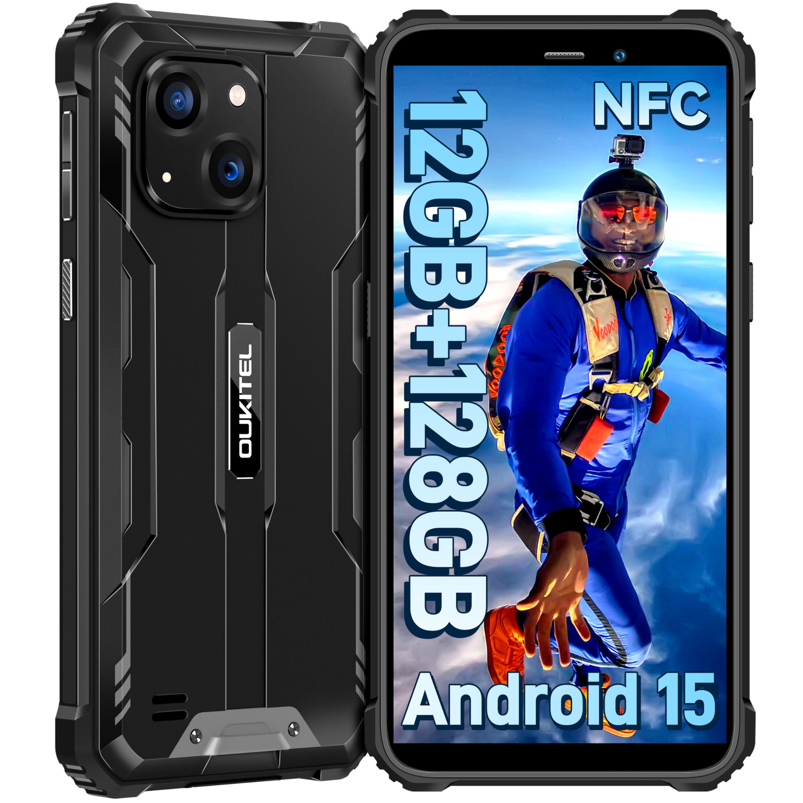 Amazon | OUKITEL WP32 simフリー スマホ 本体 12GB RAM 128GB ROM 1TB