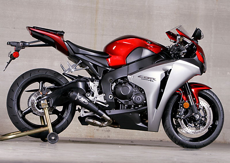 2008-16 Honda CBR1000RR Slip-On GP Black – Shop M4 Exhaust