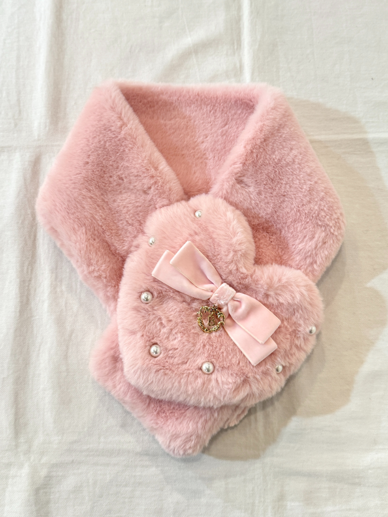 BABY,THE STARS SHINE BRIGHT Noël ハートファーマフラー - BELSEL