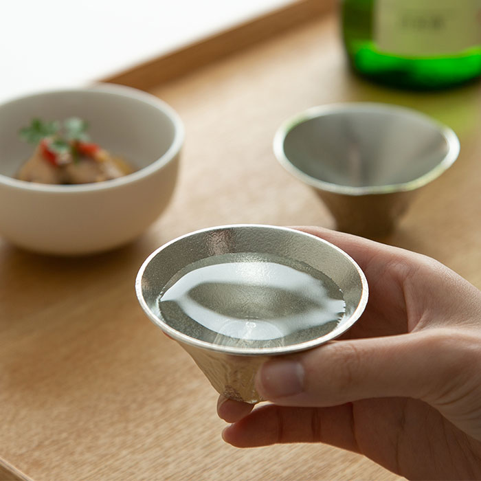 富士山 FUJIYAMA 2ヶセット（桐箱入）｜錫製雑貨・酒器の通販は能作