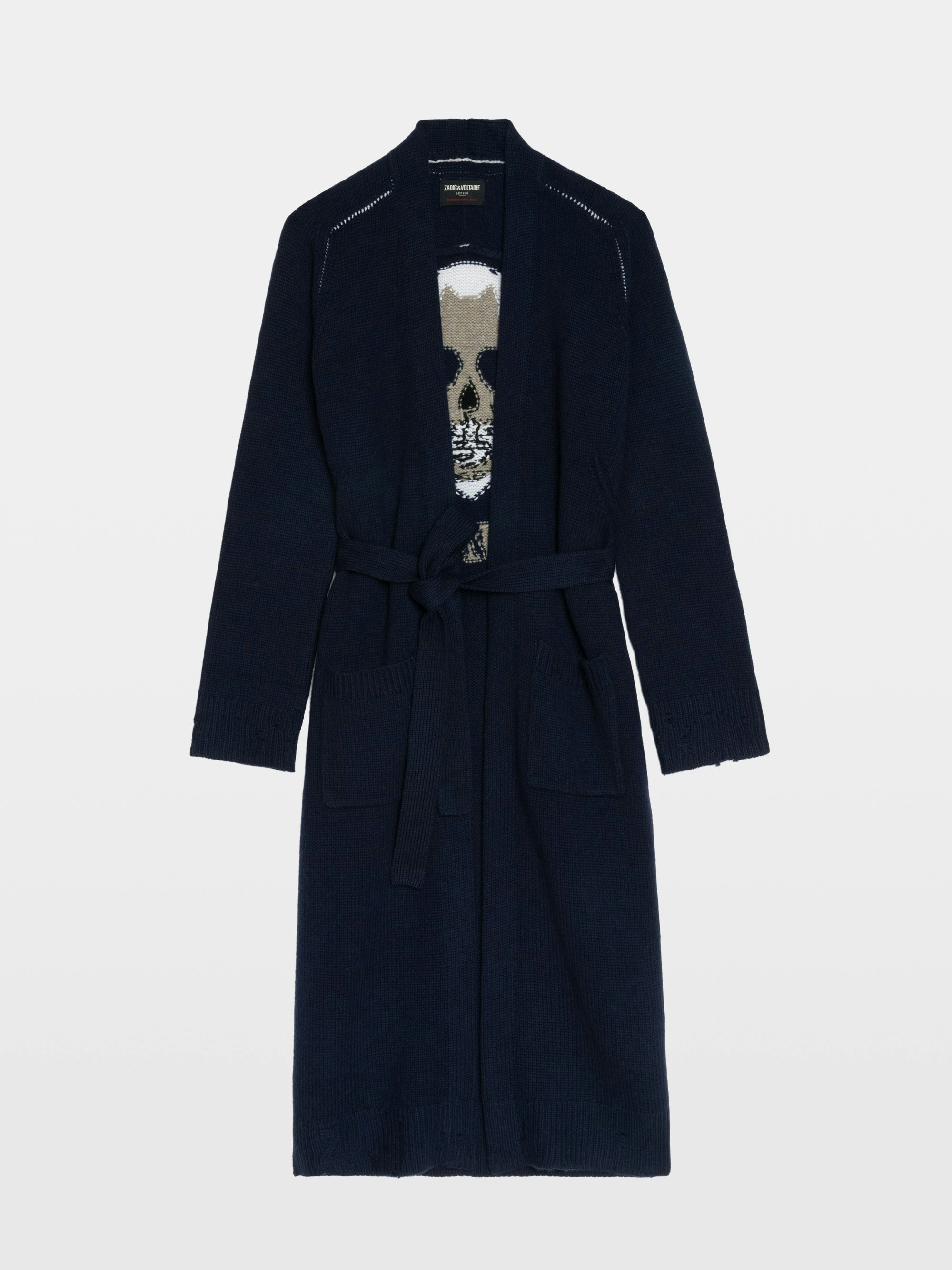 Long Skull Cashmere Cardigan | Zadig&Voltaire | Zadig&Voltaire