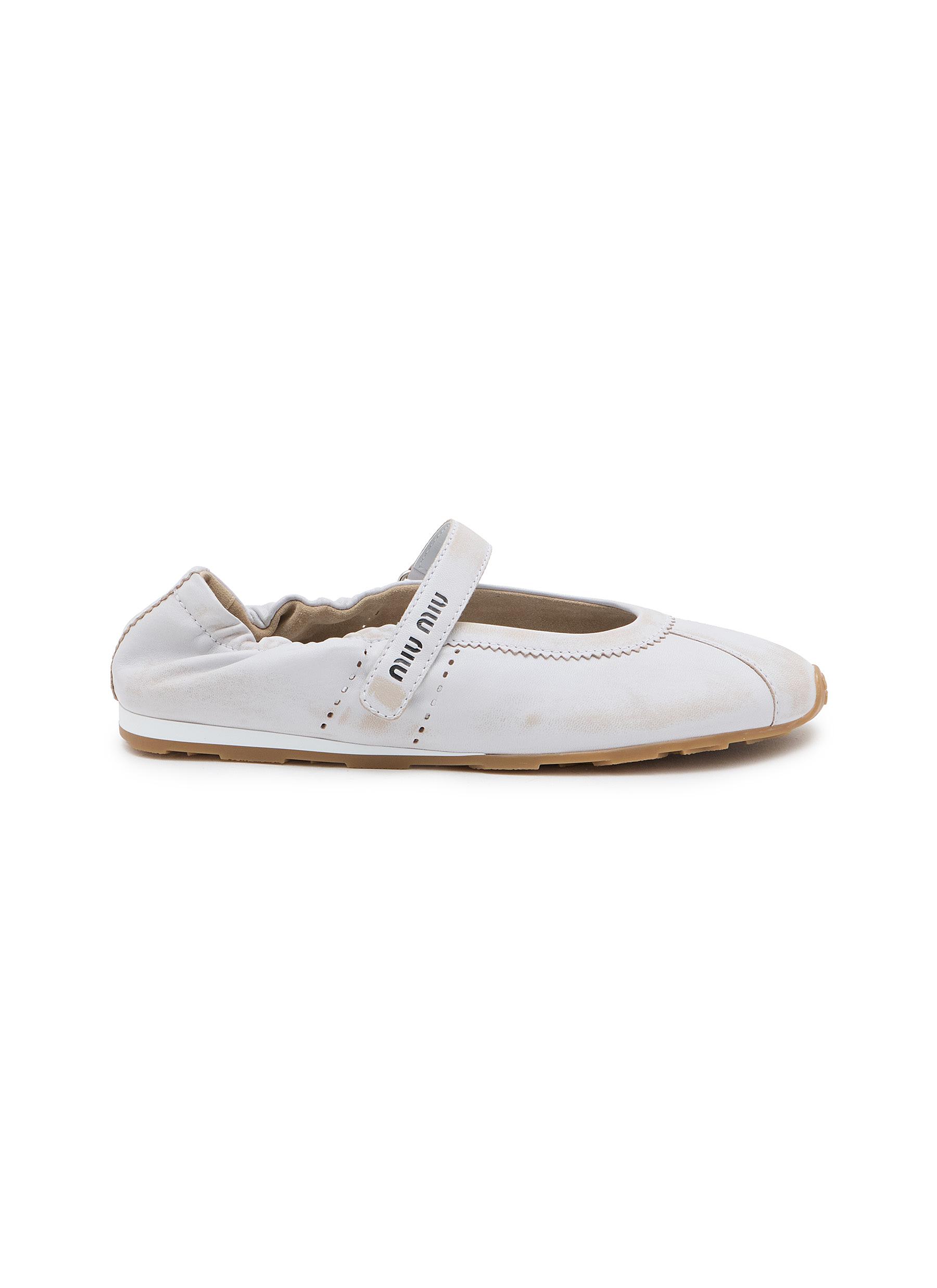 MIU MIU | Pume Leather Mary Jane Sneakers | Women | Lane Crawford