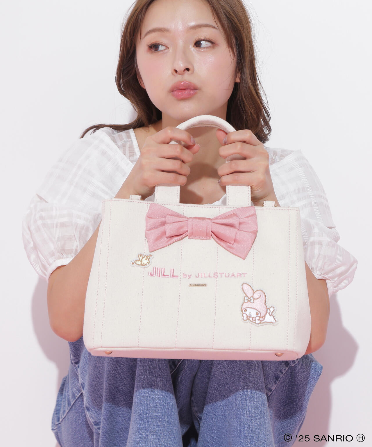 マイメロディ×リボンステッチトートバッグ | JILL by JILL STUART
