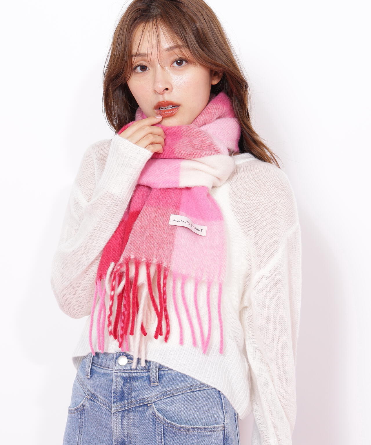 ブロックチェックストール | JILL by JILL STUART（ジル バイ ジル