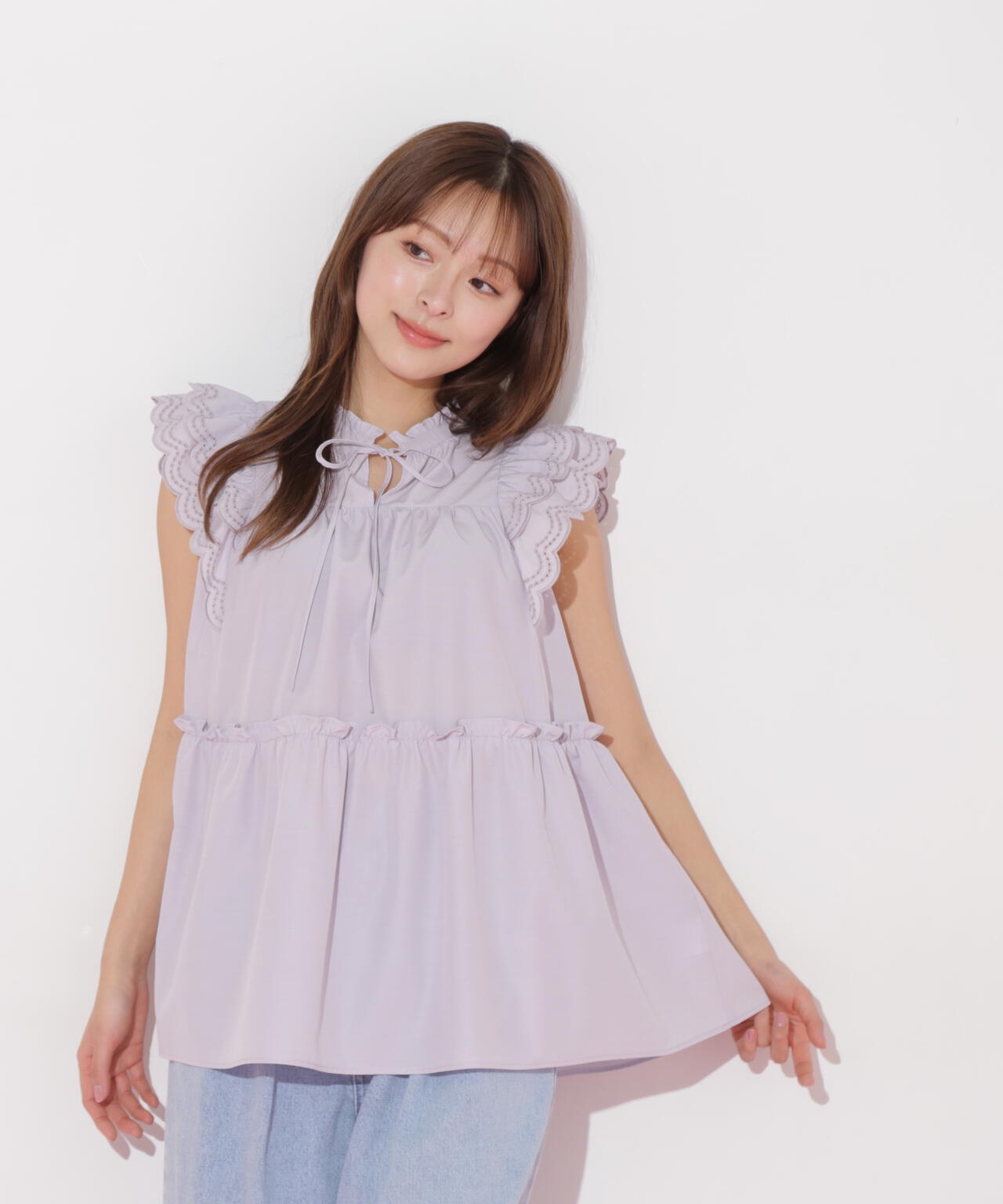 カットワークティアードチュニック | JILL by JILL STUART（ジル バイ