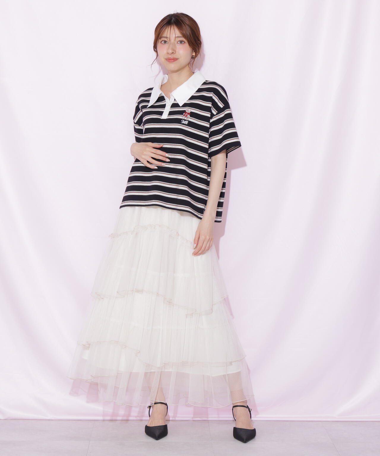 チュールランダムティアードスカート | JILL by JILL STUART（ジル