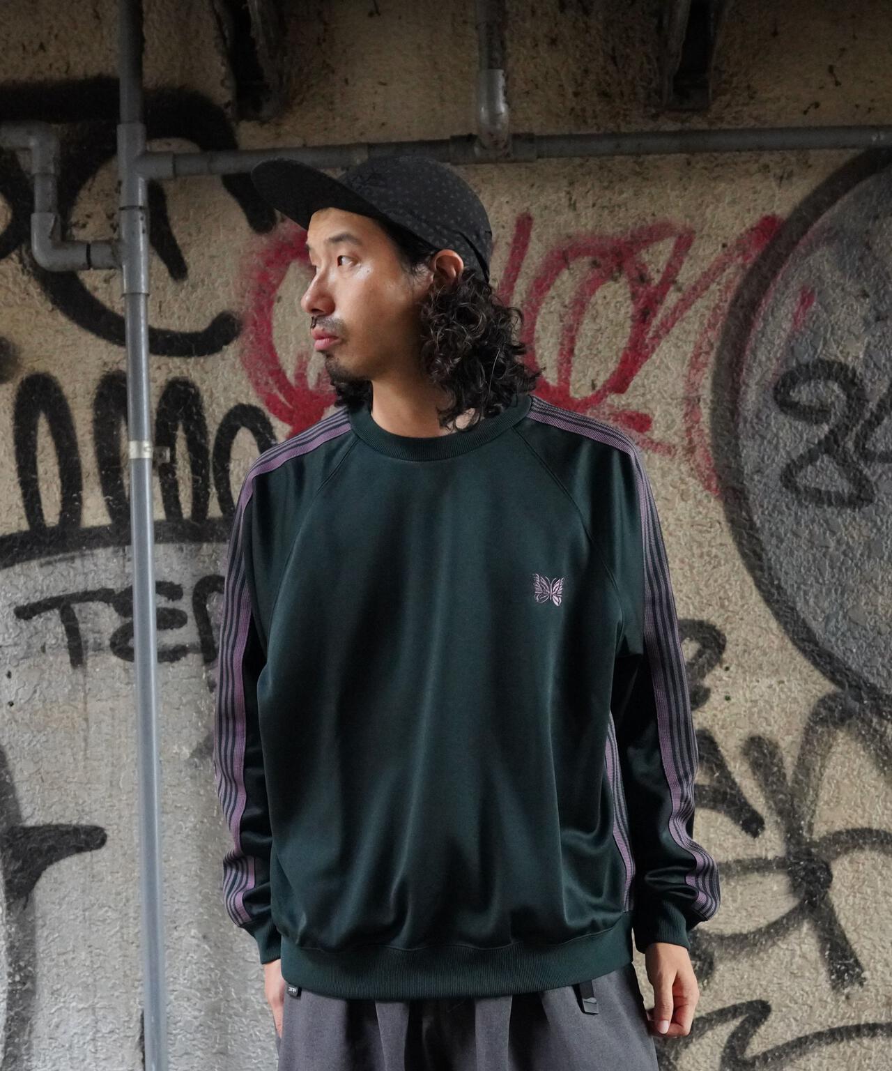 Needles/ニードルズ Track Crew Neck Shirt - Poly Smooth | BEAVER
