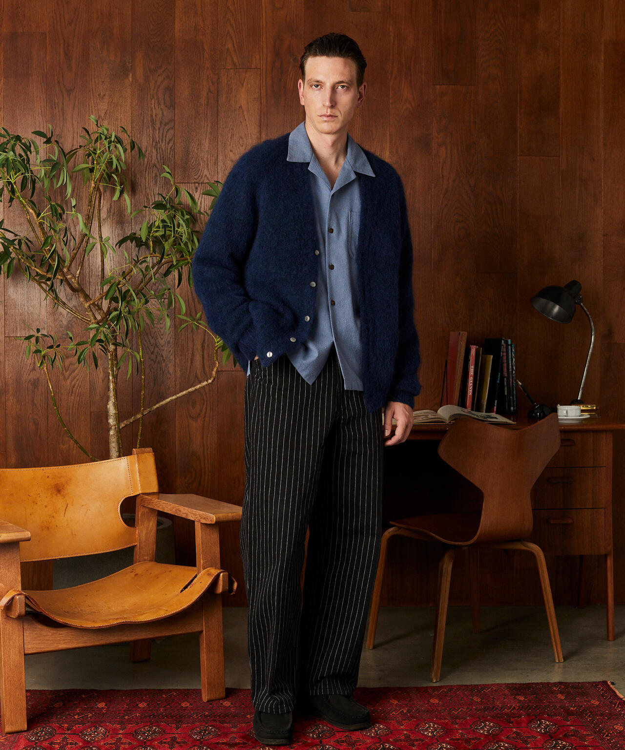 MOHAIR KNIT CARDIGAN/モヘア ニットカーディガン | Schott（ショット