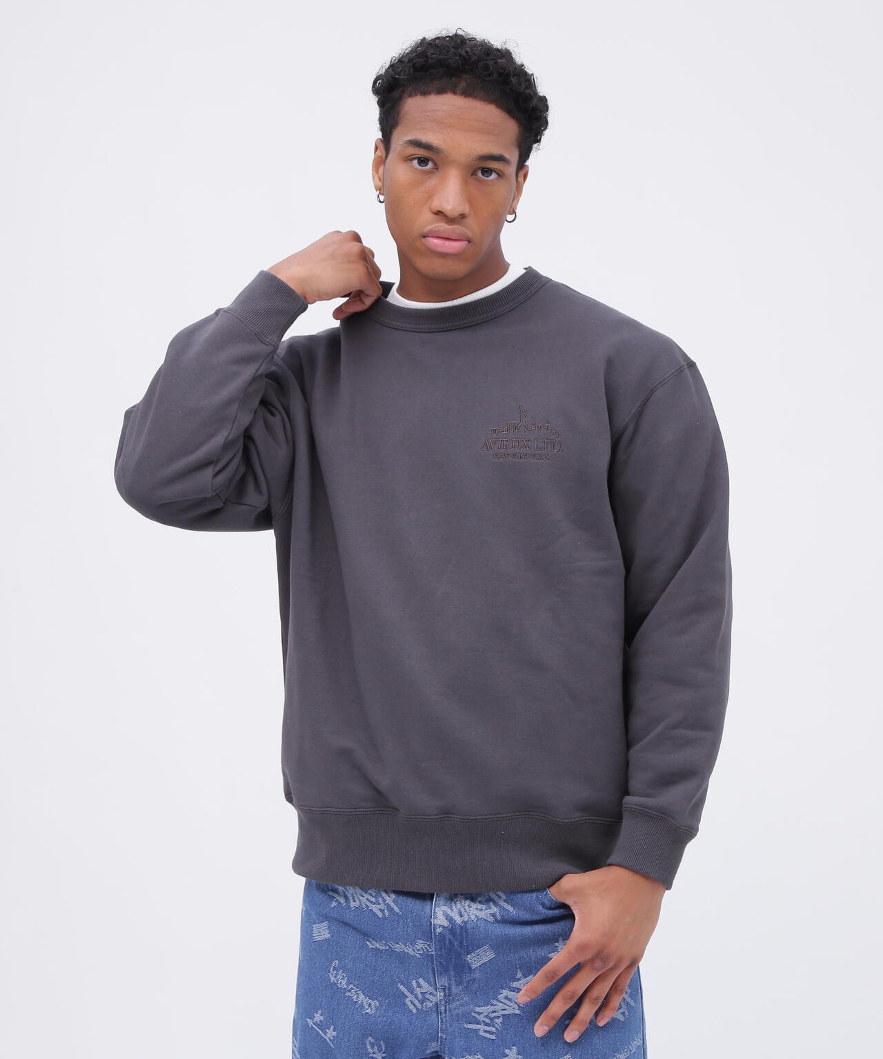 VARSITY LOGO CREWNECK SWEAT NYC / クルーネック スウェット | AVIREX