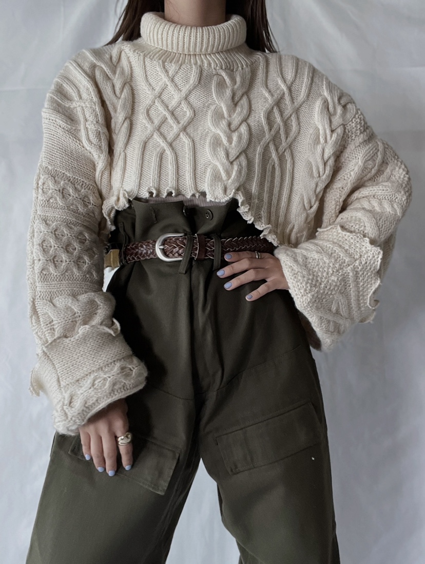 RE;CIRCLE STUDIOから 新作”Aran knit ”の再構築が登場。 | 京都河原町