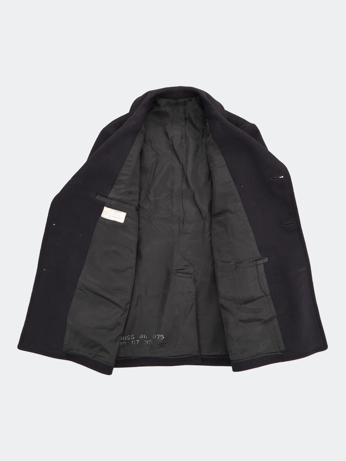 60s U.S. NAVY pea coat – NEVERKNOWS