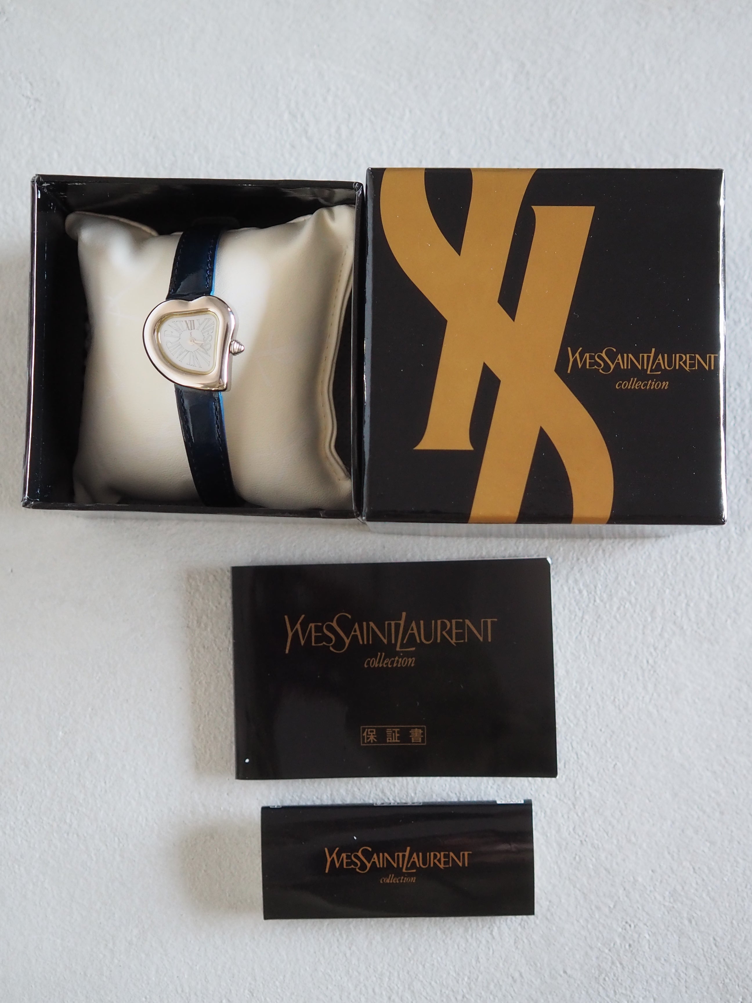 Yves Saint Laurent イヴ・サンローラン YSL ハート ウォッチ 腕時計