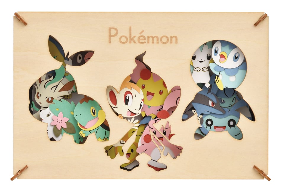 ポケットモンスター PAPER THEATER -wood style- / PT-WL15 シンオウ