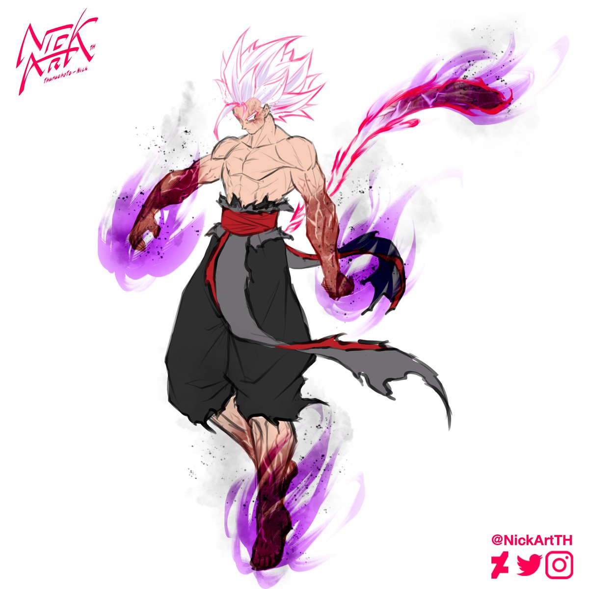 On the occasion of my birthday! 🎂 Debut a new form for my OC