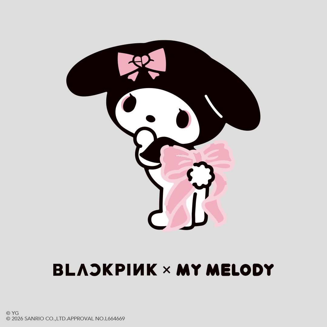 BLACKPINK】 BLACKPINK × MyMelody 🖤💖🐰 日本公演開催を記念して