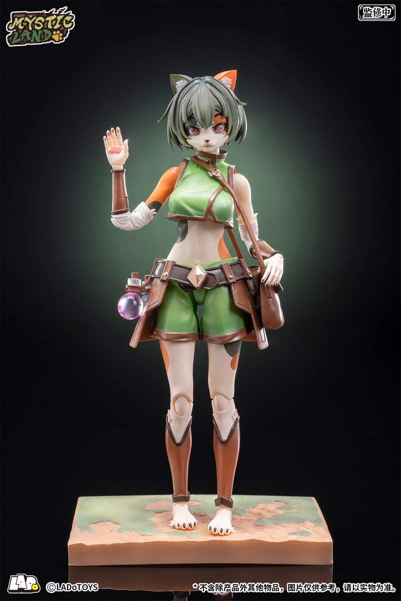 LADoTOYS 企画製作の下、オリジナルの1/12スケール可動フィギュア 薬草