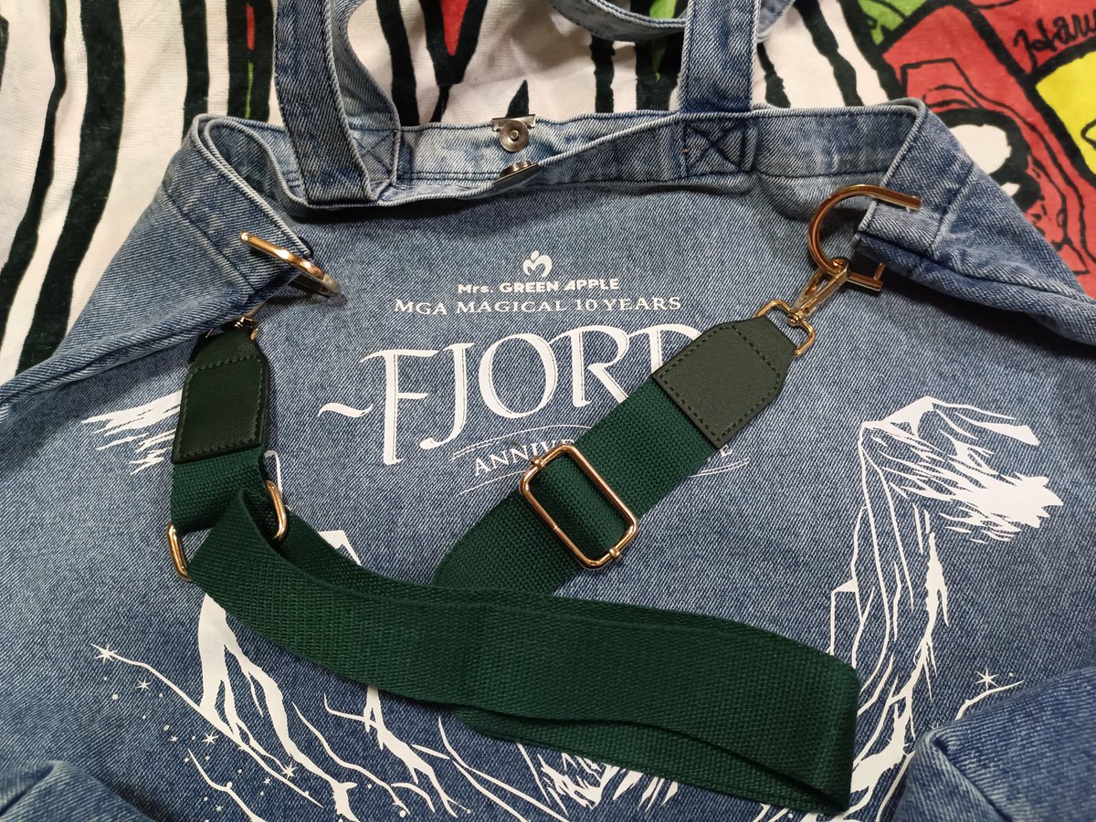 FJORDのトートバッグ ネジ式のUカンつけて ショルダーとしても 使える