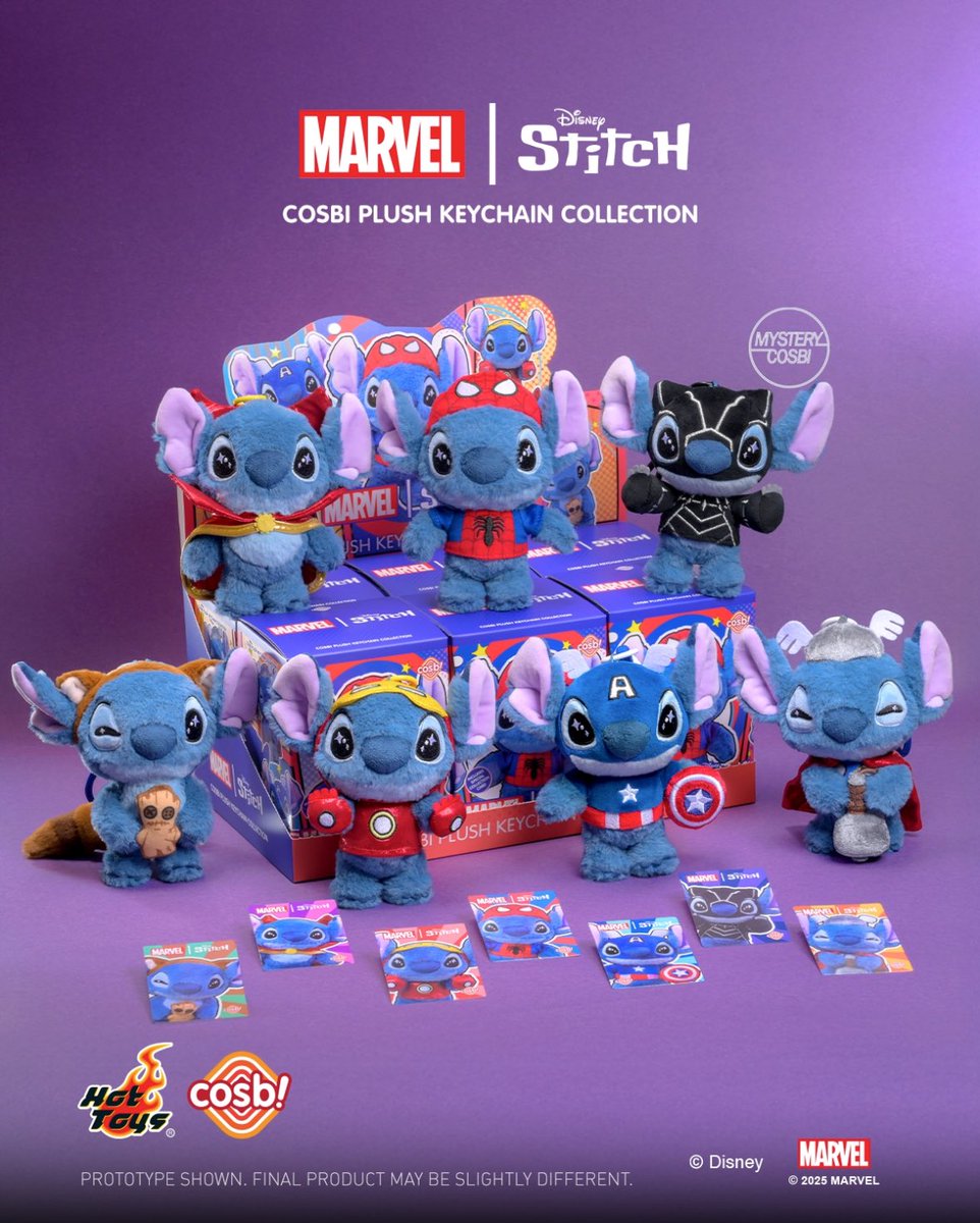 Marvel X スティッチ フィギュアとぬいぐるみバージョンがあるのか
