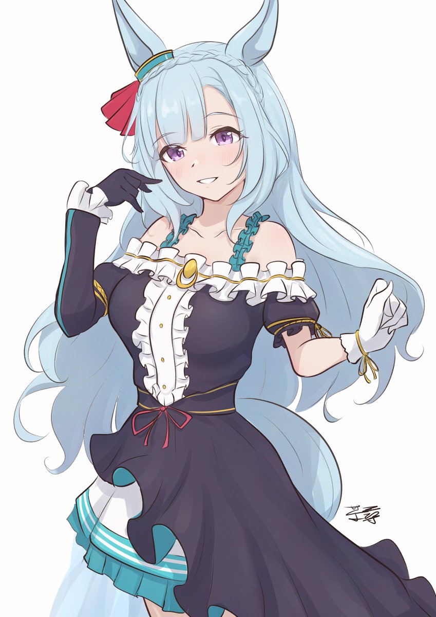メジロアルダン(ウマ娘) 「アルダン! 」|茶尋のイラスト