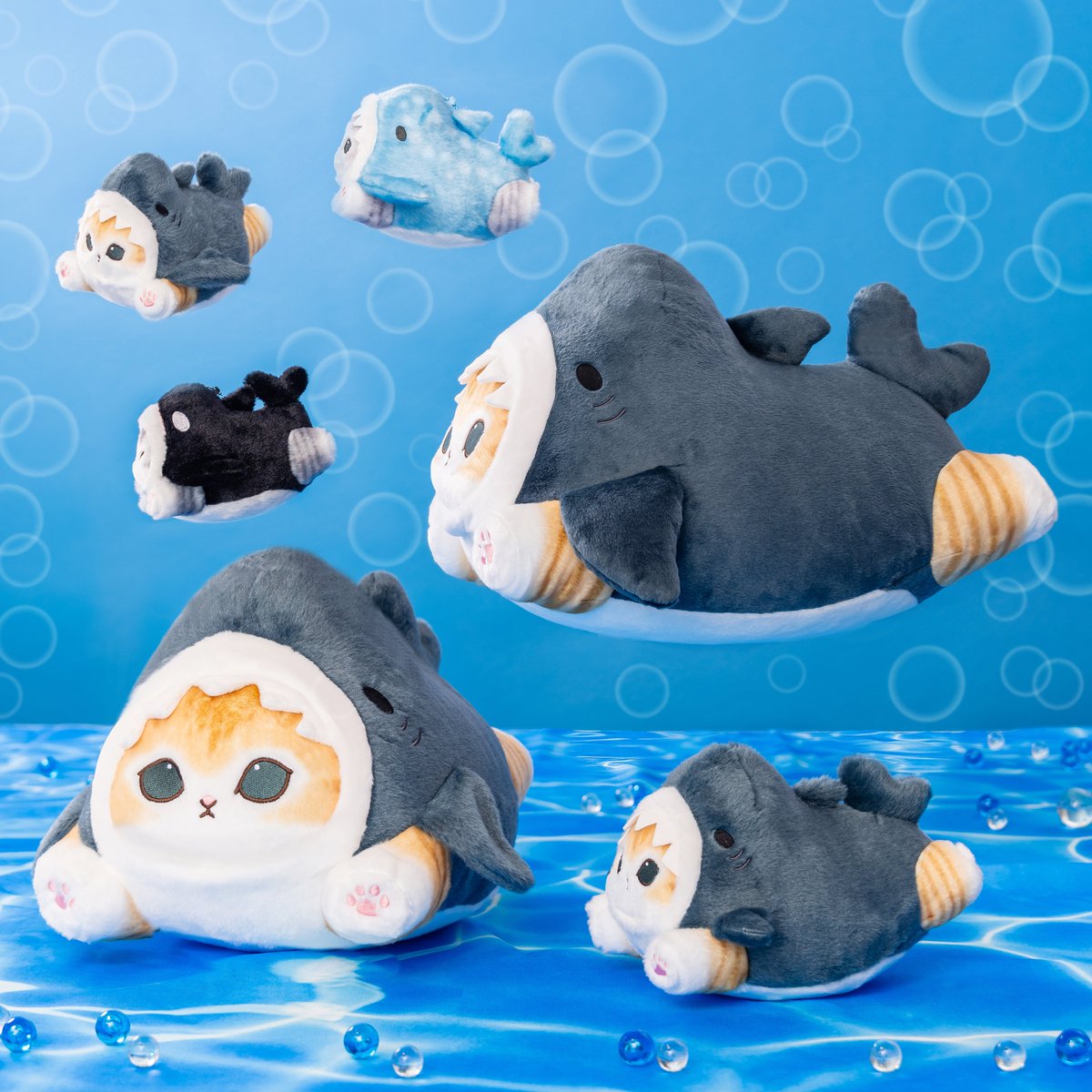 🌟新商品🌟 『#mofusand ごろりん！サメにゃんズくじ』 1回1,100円