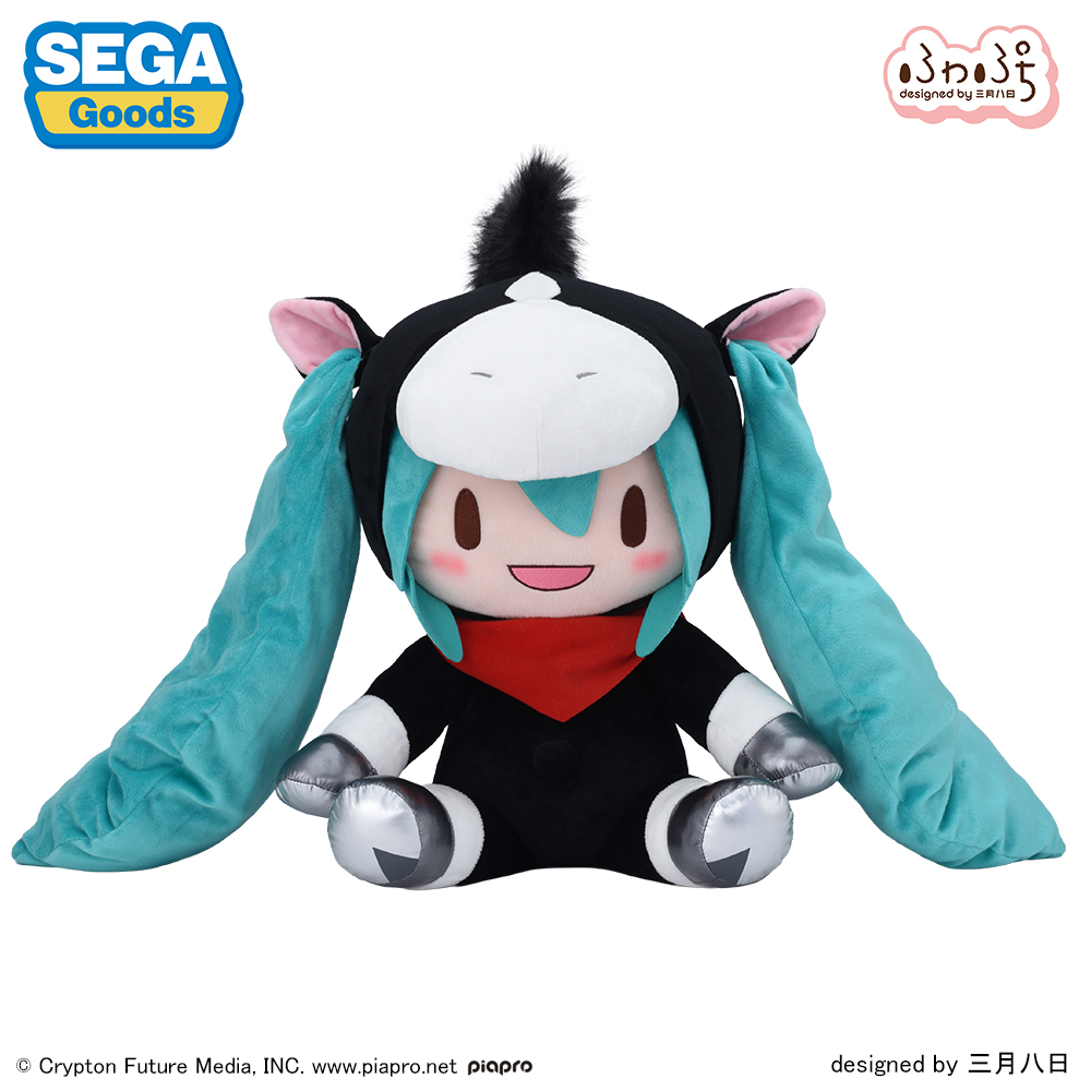 ふわぷち グッズ】 ➀#雪ミク2026 どでかジャンボぬいぐるみ ➁#雪ミク