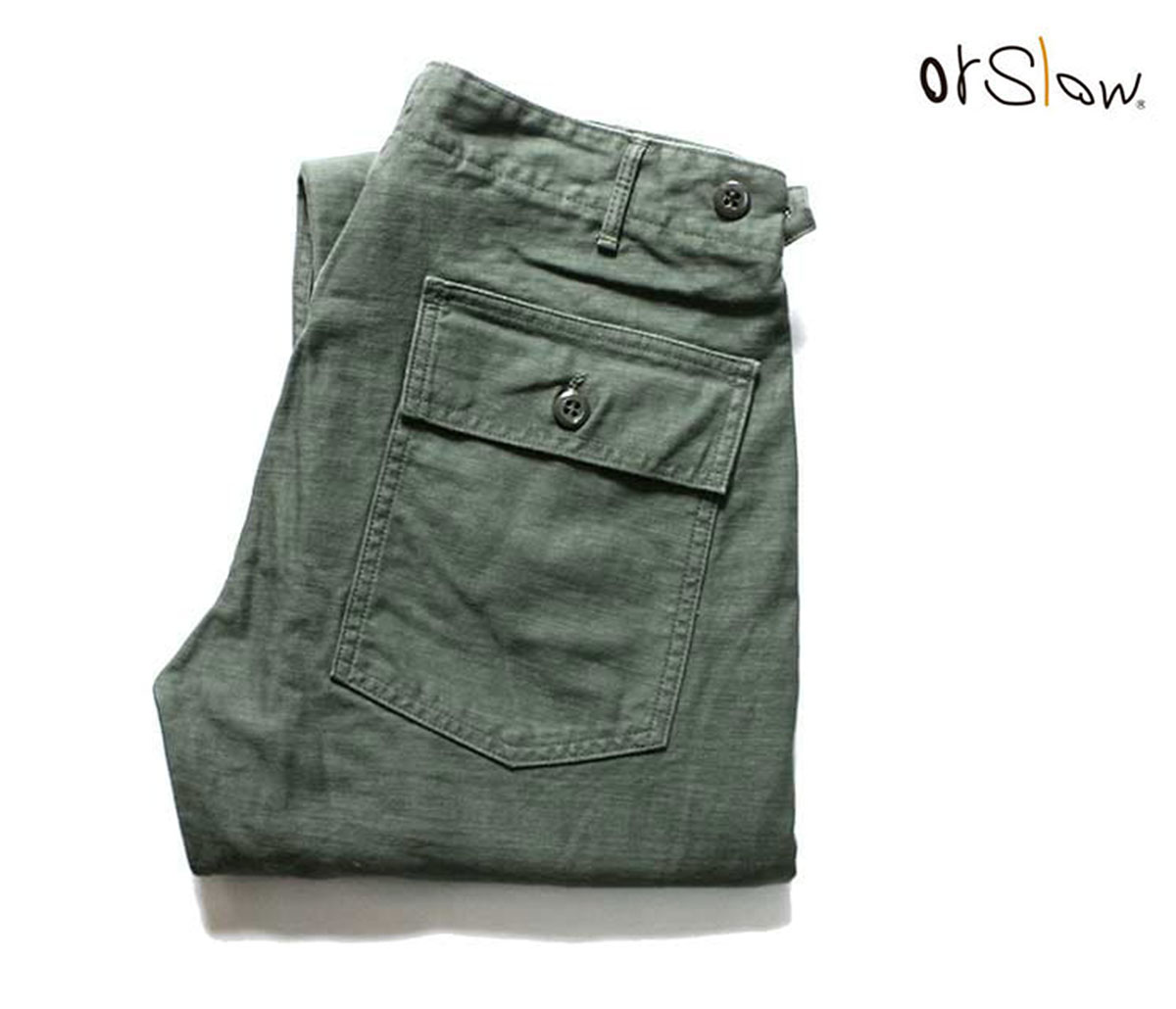 orSlow オアスロウ ファティーグパンツ 5032 ベイカーパンツ スリム