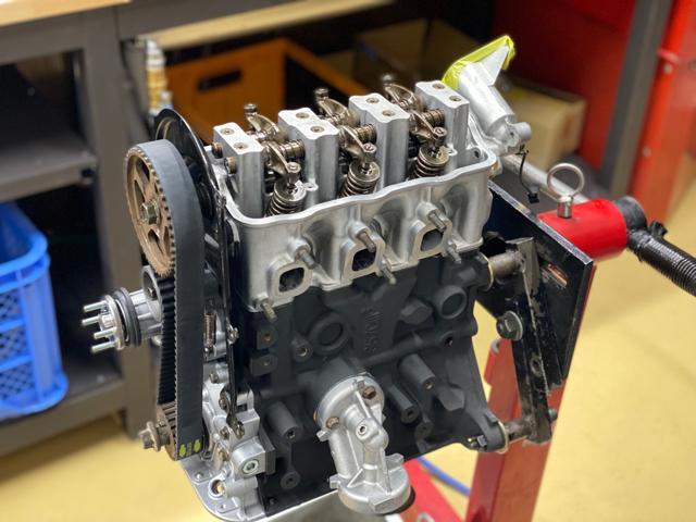 スズキ ジムニー エンジンオーバーホール F6A JA11 邑楽 大泉 太田