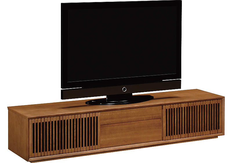 テレビボード 扉縦桟 QU7067MH | リビングボード | 家具を探す