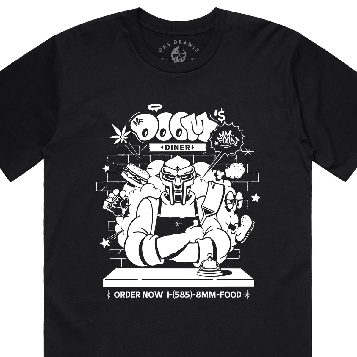 MF DOOM - Chef DOOM Shirt (Black) - Rhymesayers Entertainment
