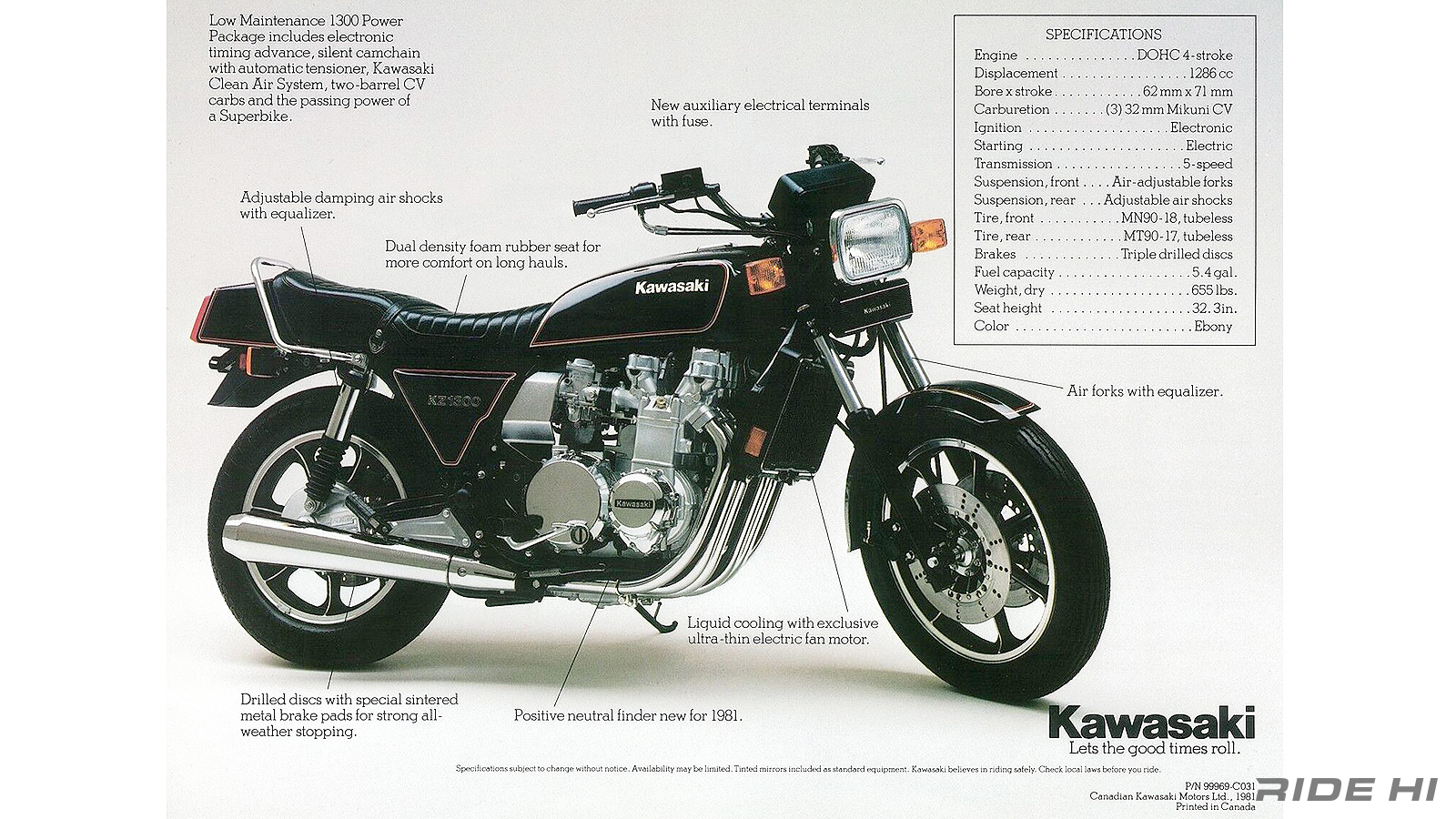 カワサキ6気筒水冷DOHC1300の超弩級フラッグシップ！【このバイクに