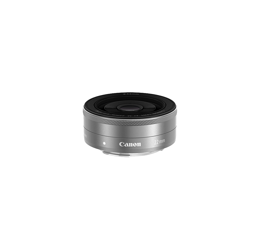 カメラレンズレンタル] キャノン CANON EF-M 22mm F2 STM 単焦点レンズ