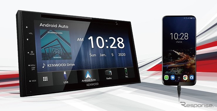 ケンウッド、Apple CarPlay/Android Auto対応のディスプレイオーディオ