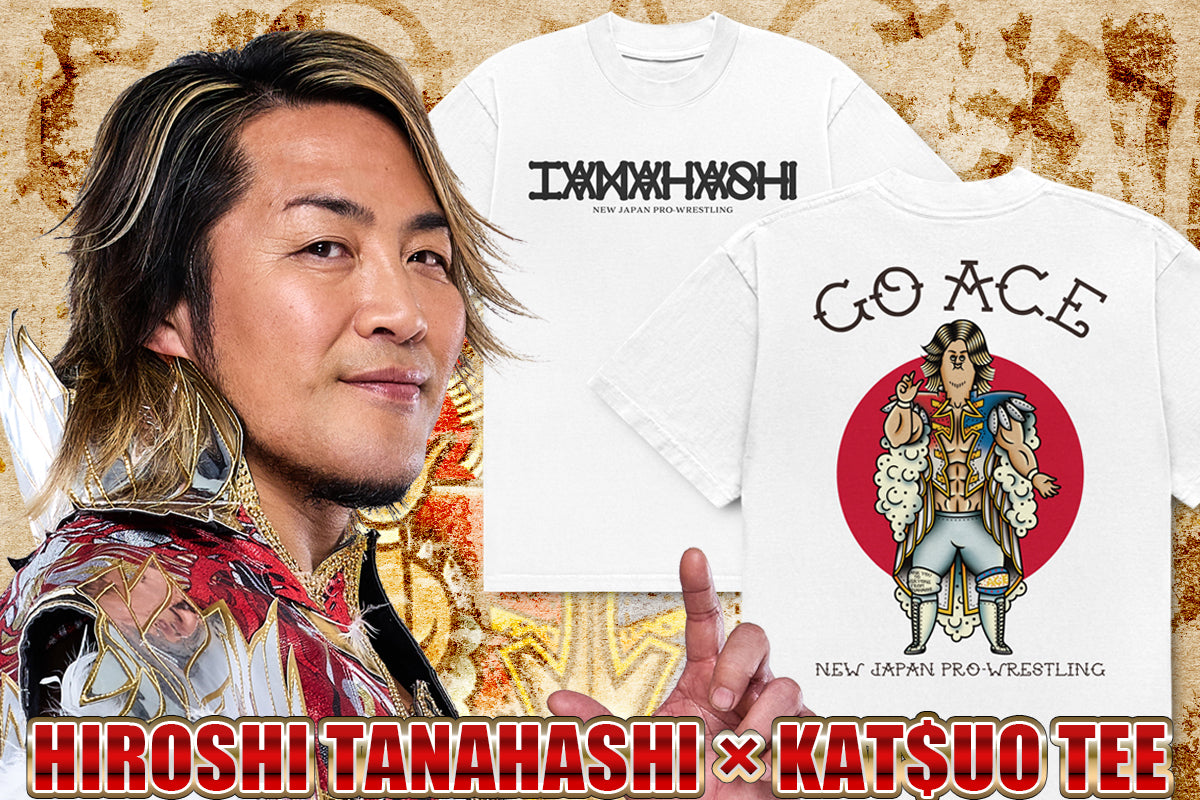 棚橋弘至×KAT$UO コラボTシャツ（ホワイト）