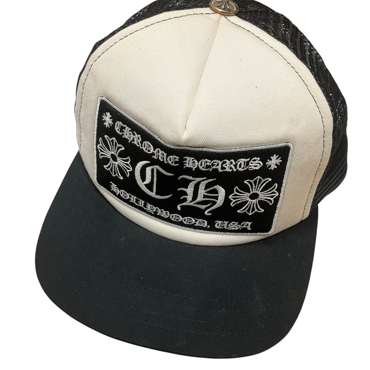 CHROME HEARTS(クロムハーツ) CHトラッカーキャップ ブラック×ホワイト