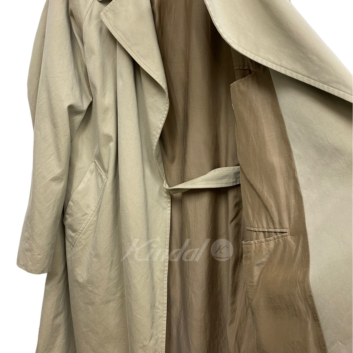 COMOLI(コモリ) 20SS コットンギャバタイロッケンコート ベージュ
