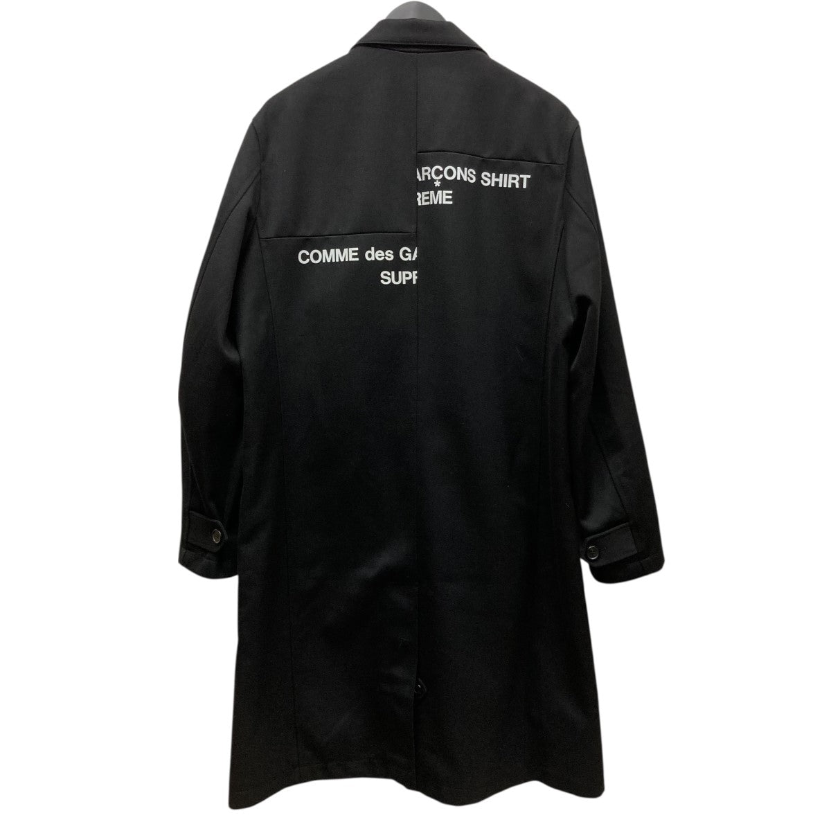 COMME des GARCONS SHIRT×Supreme 18AWWool Blend Overcoatチェスター