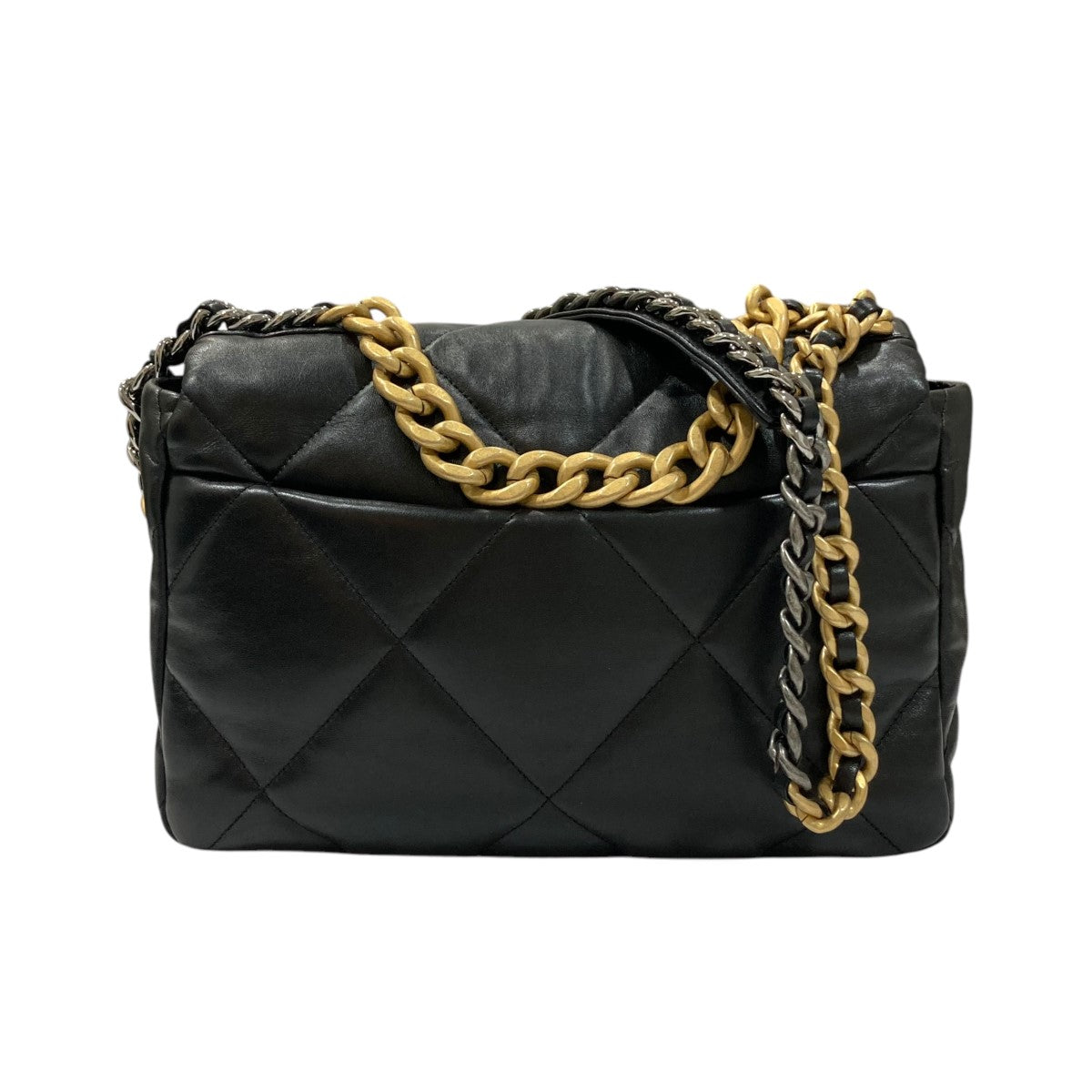 CHANEL(シャネル) シャネル19 LARGE HANDBAGチェーンショルダーバッグ