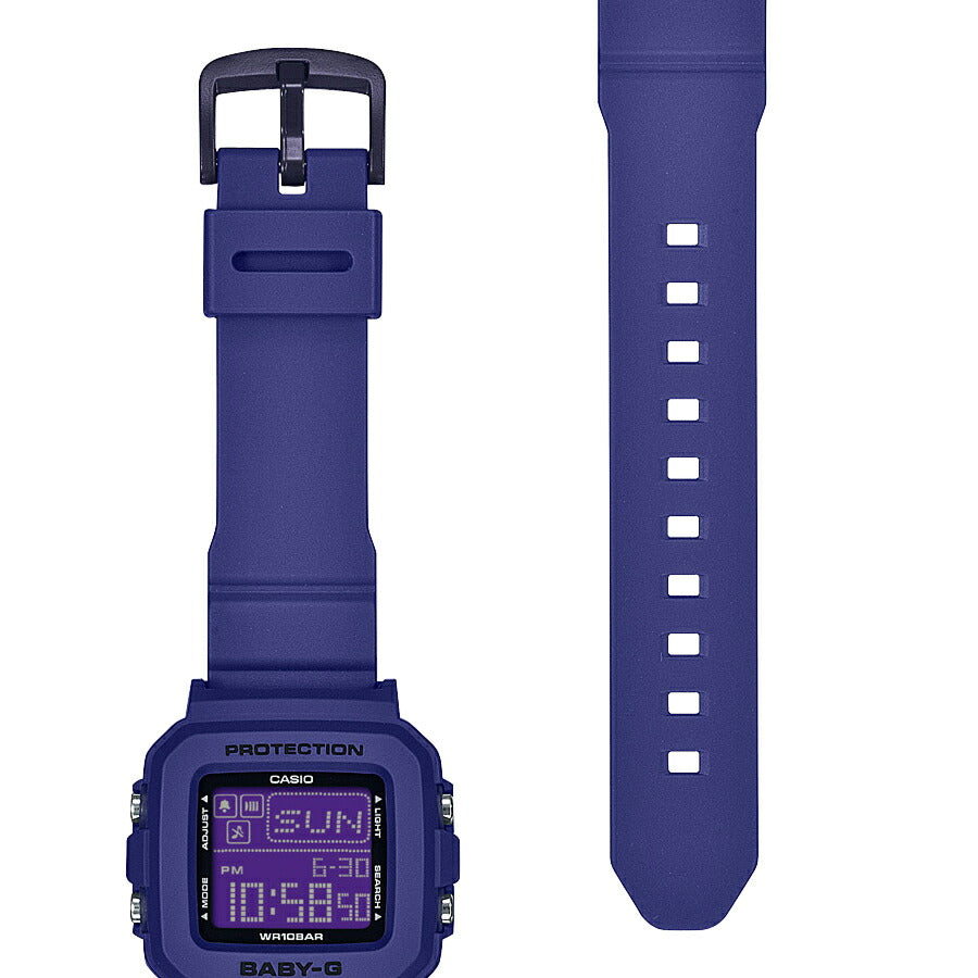 BABY-G+PLUS BGD-10K-2JR レディース 電池式 デジタル スクエア 樹脂