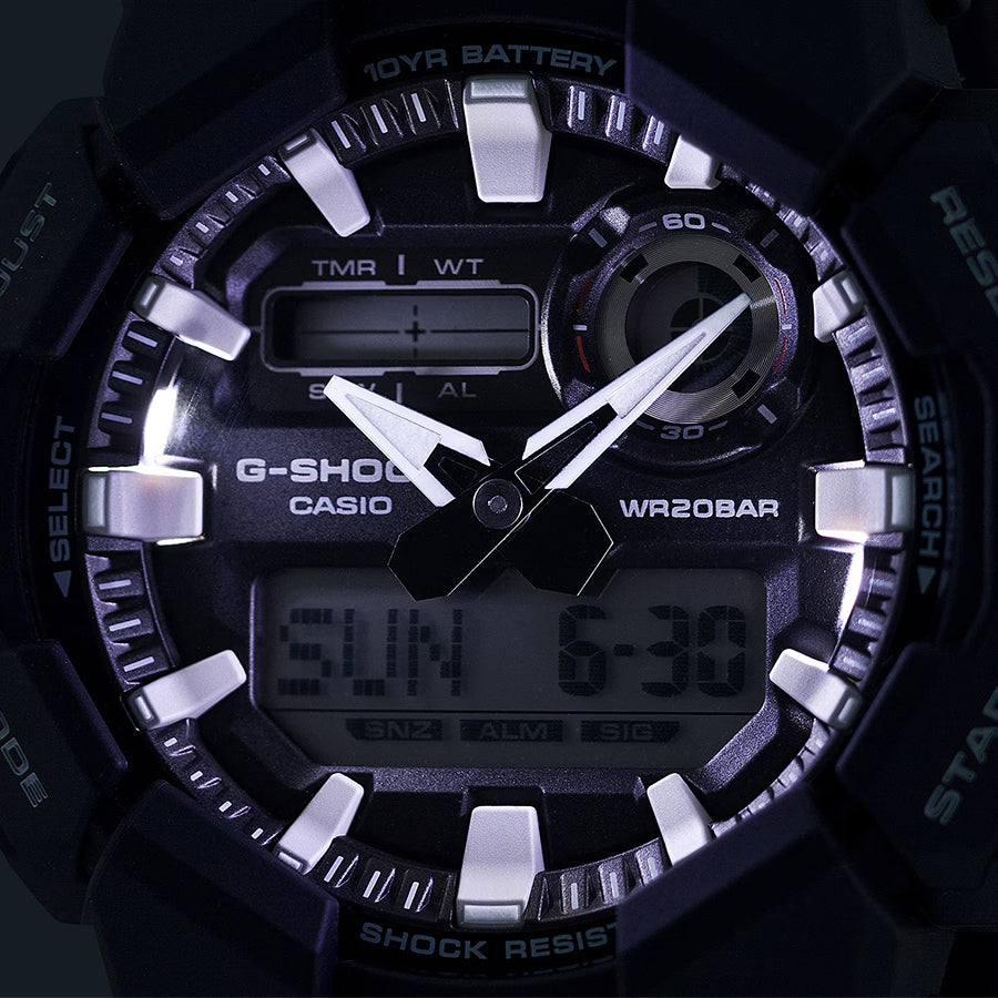 G-SHOCK 10年バッテリー GA-010-1AJF メンズ 電池式 アナデジ ラウンド