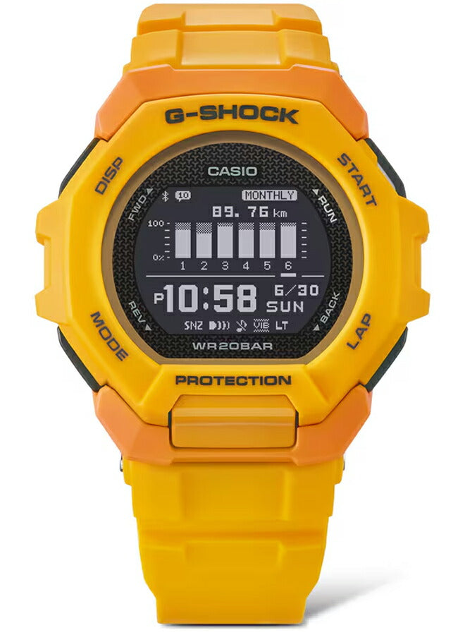 G-SHOCK G-SQUAD GBD-300-9JF メンズ 電池式 Bluetooth デジタル 樹脂
