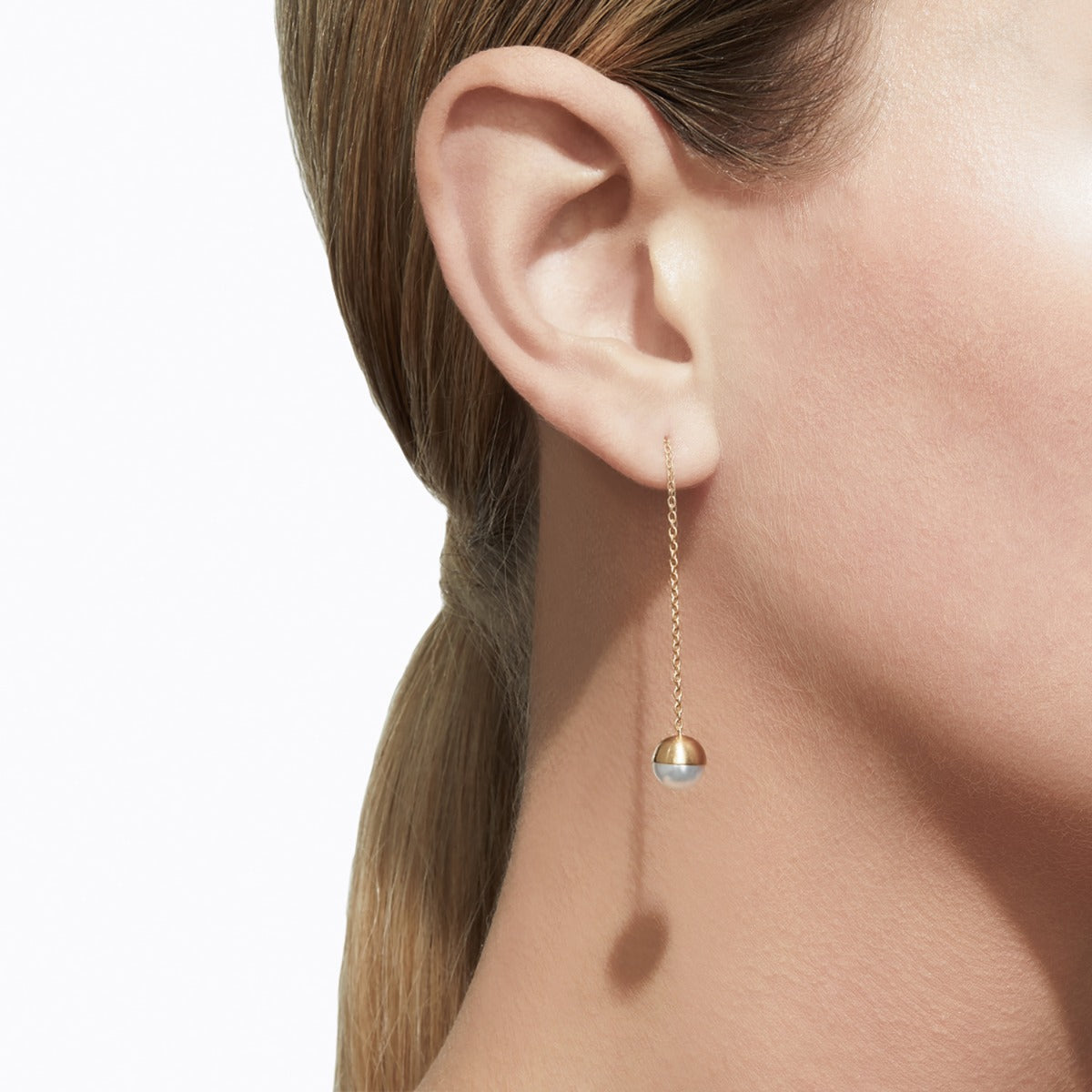 Half Pearl Chain Pierce 0° - SHIHARA